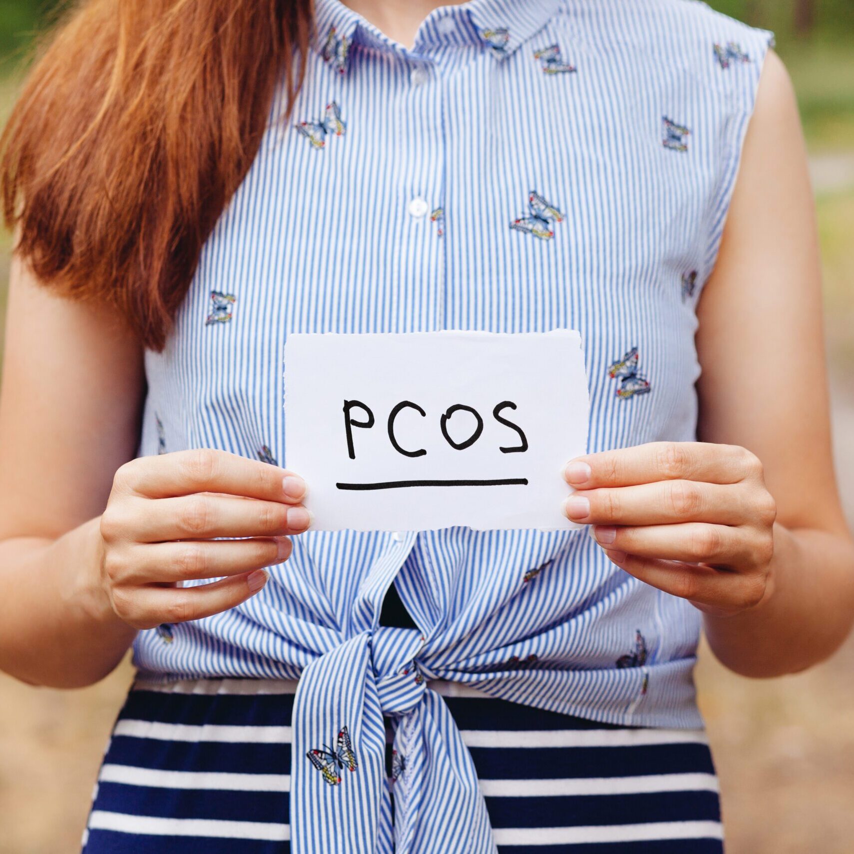 Pcos,-,Polycystic,Ovary,Syndrome,,Woman,Hormone,Sickness,Lettering,On